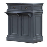 グレー色レジカウンター　斜め