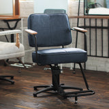 サロン空間にセットチェア　コットンネイビーCNB