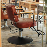 レッドブラウンのセットチェアハーネスコードⅡ　黒塗装ファイブスターポンプ