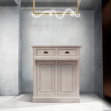 サロンにあるベージュ色レジカウンター