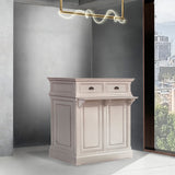 サロンにあるベージュ色レジカウンター