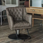 美容室 椅子 ビルギット：マットダークブラウン（重厚感のあるヴィンテージスタイル）