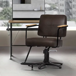 スタイリングチェア ハーネスコード II：ダークブラウン（モダンでミニマルな美学を濃縮した椅子）