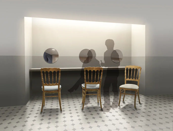 ウォールアートミラーの使用イメージ2