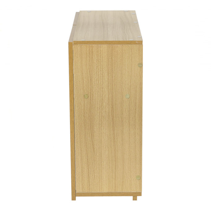 ナチュラルウッド色フラットシャンプーキャビネット【上台】