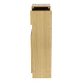 ナチュラルウッド色フラットシャンプーキャビネット【下台】