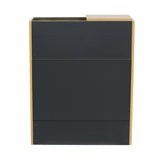 ナチュラルウッド色フラットシャンプーキャビネット【下台】