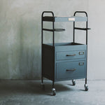 2段引き出しウッドワゴン GY