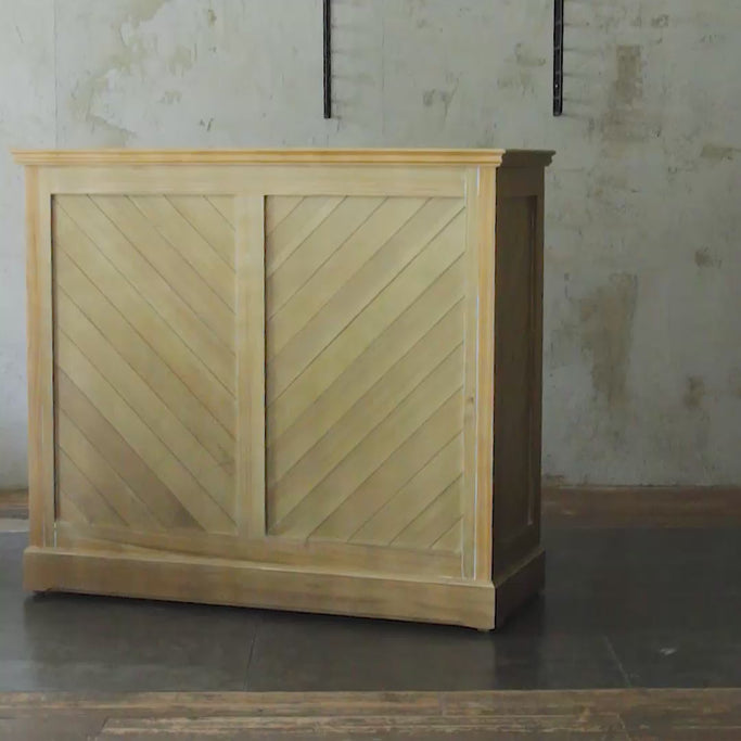 ヘリンボーンレセプションカウンター動画