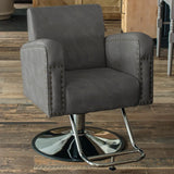 サロン空間にあるセットチェア クイーンⅡダークグレー