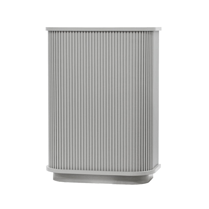 グレイッシュ色おしゃれなレジカウンター【カミラ　800】斜め