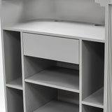 グレイッシュ色おしゃれなレジカウンター【カミラ　800】ディテール