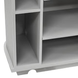 グレイッシュ色おしゃれなレジカウンター【カミラ　800】ディテール