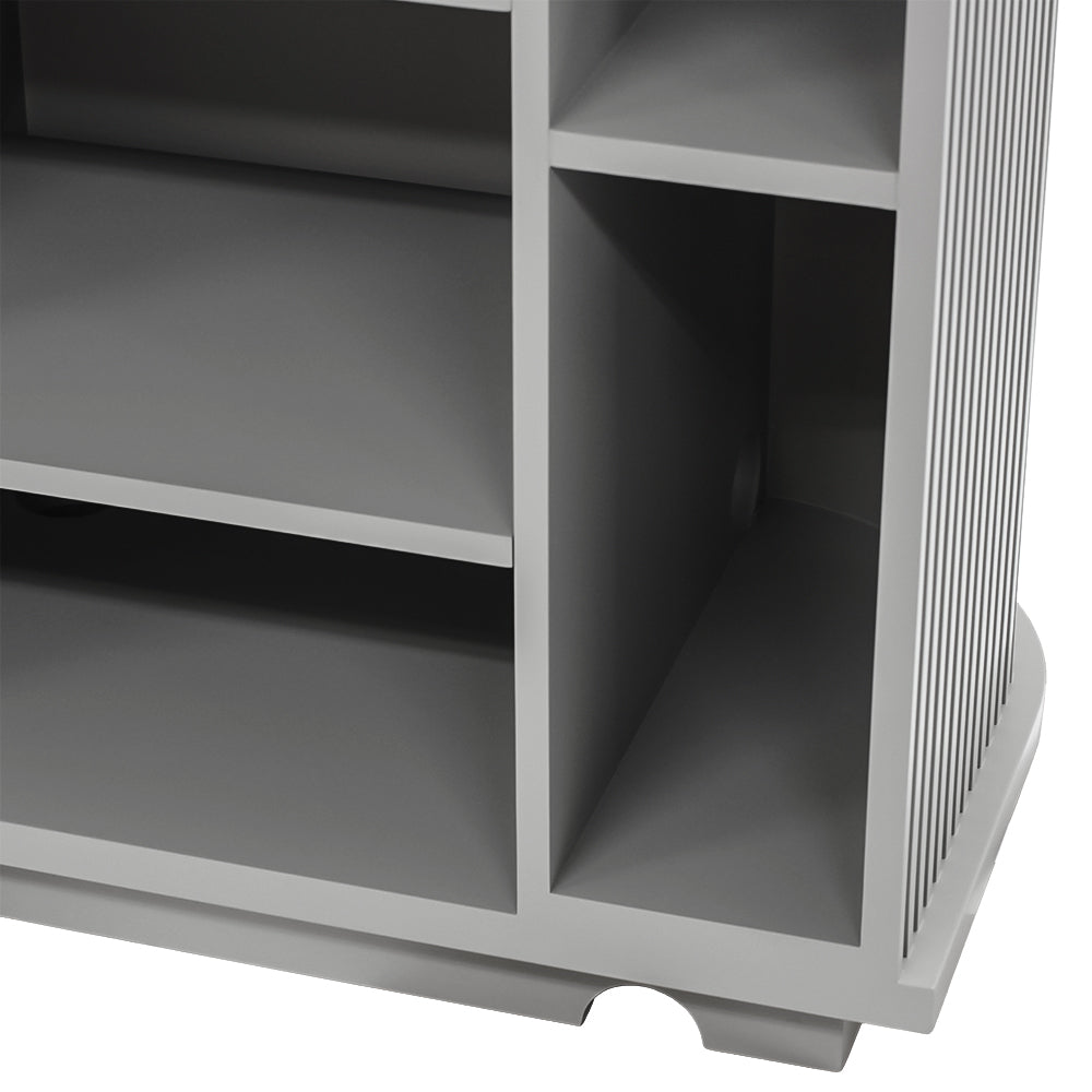 グレイッシュ色おしゃれなレジカウンター【カミラ　800】ディテール