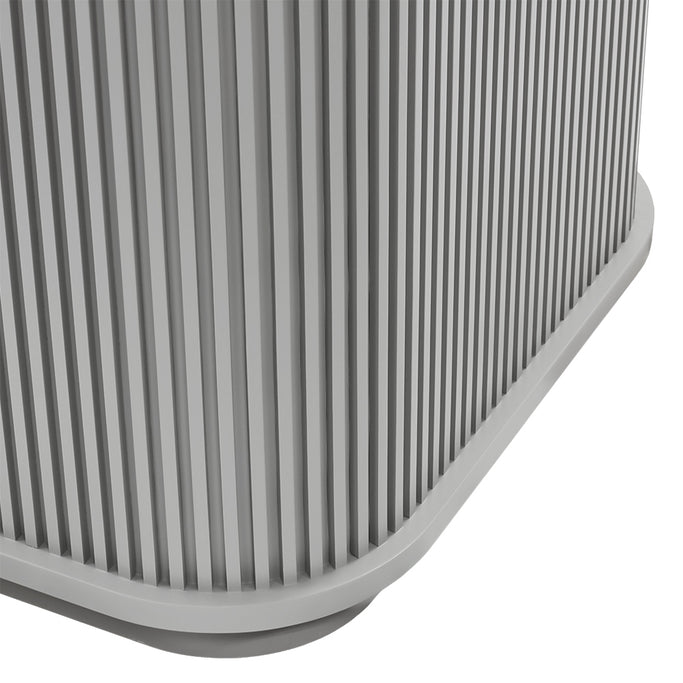 グレイッシュ色おしゃれなレジカウンター【カミラ　800】ディテール