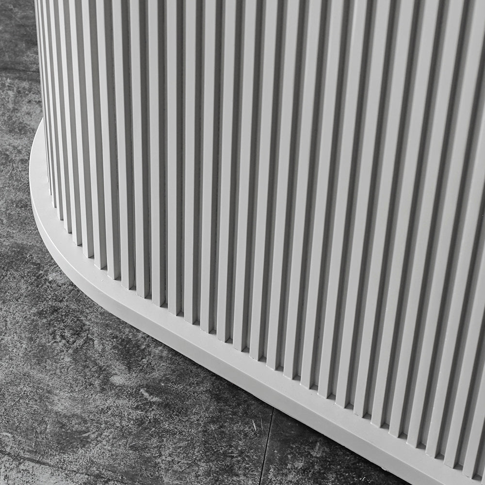 グレイッシュ色おしゃれなレジカウンター【カミラ 1000】ディテール