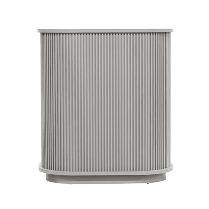 グレイッシュ色おしゃれなレジカウンター【カミラ 1000】正面