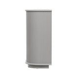 グレイッシュ色おしゃれなレジカウンター【カミラ 1000】横面