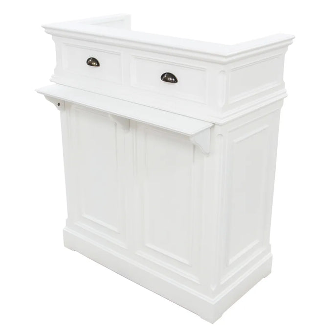 白色レジカウンター