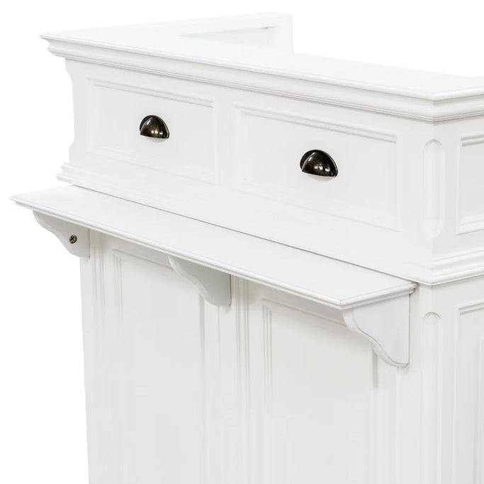 白色レジカウンターの詳細