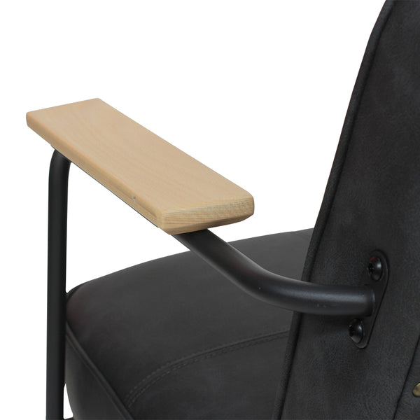 職人技を感じる肘置き