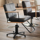 部屋にあるセットチェア ノエル スモーキーホワイト