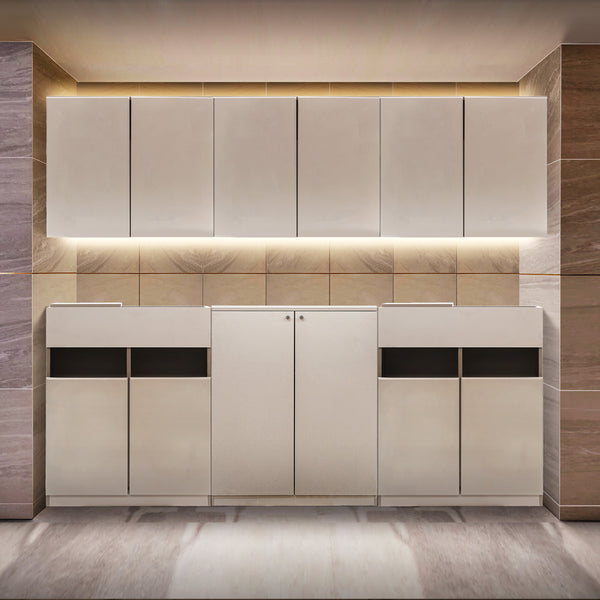 シャンプーキャビネット［ベージュグレー］と同色