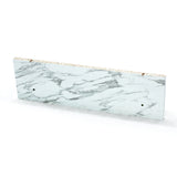 美容室 セット面になるストーンカラーウォールシェルフ　横面