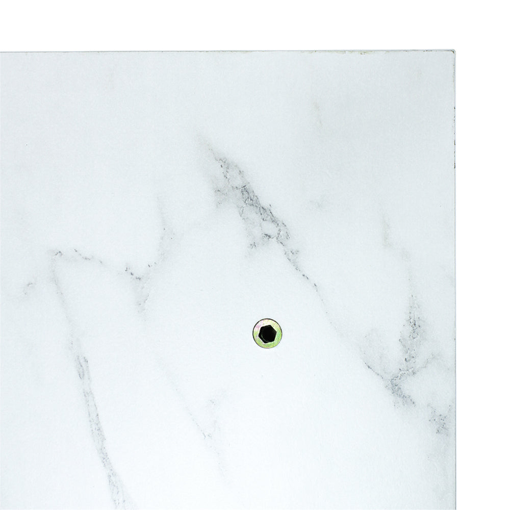 美容室 セット面になるストーンカラーウォールシェルフ　ディテール