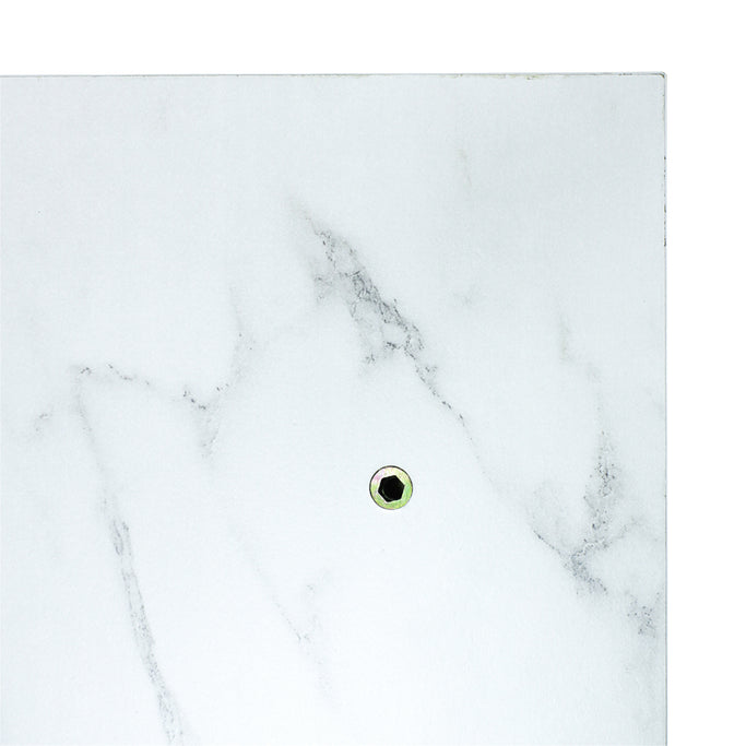 美容室 セット面になるストーンカラーウォールシェルフ　ディテール