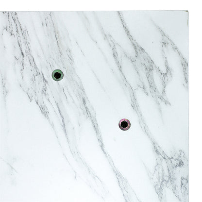 美容室 セット面になるストーンカラーウォールシェルフ　ディテール