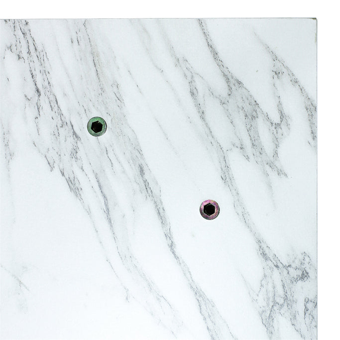 美容室 セット面になるストーンカラーウォールシェルフ　ディテール