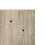 美容室 セット面になるナチュラルウッドカラーウォールシェルフ　ディテール