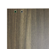 美容室 セット面になるブラウンカラーウォールシェルフ　ディテール