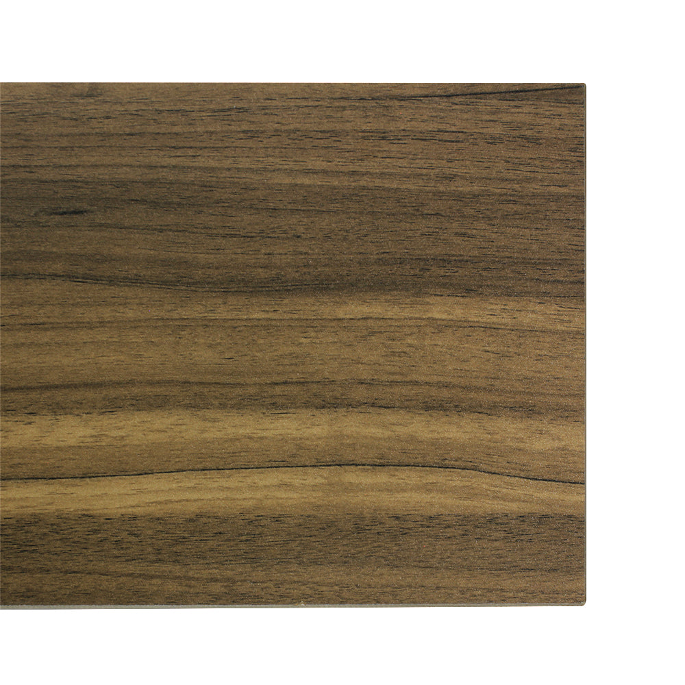 美容室 セット面になるブラウンカラーウォールシェルフ　ディテール