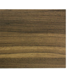 美容室 セット面になるブラウンカラーウォールシェルフ　ディテール