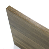 美容室 セット面になるブラウンカラーウォールシェルフ　ディテール