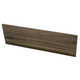 美容室 セット面になるダークブラウンカラーウォールシェルフ　横面