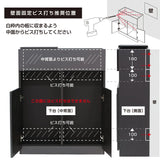 シャンプーキャビネットの壁面固定について