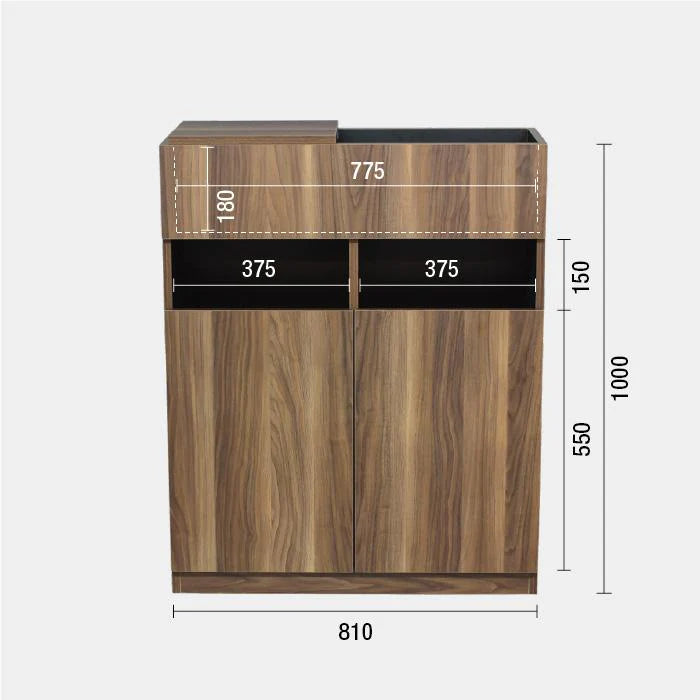 美容室・ヘアーサロン・シャンプーキャビネット・タオル収納・タオル