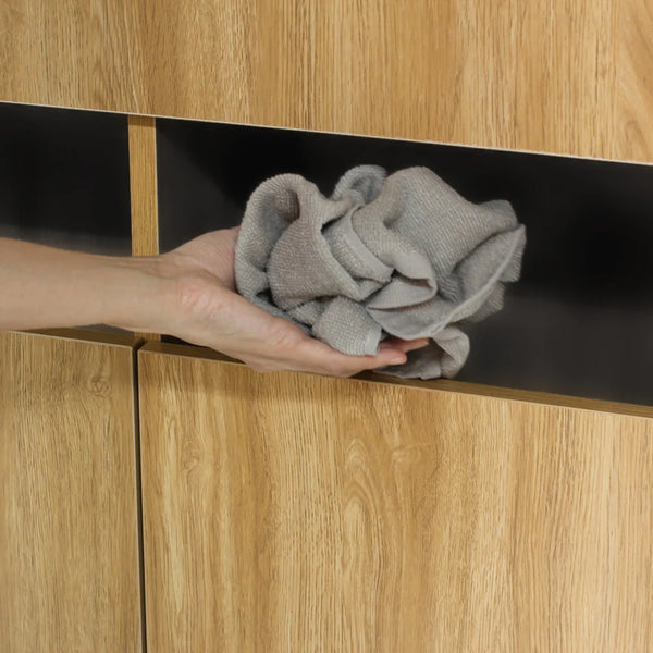 美容室・ヘアーサロン・シャンプーキャビネット・タオル収納・タオル