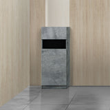 モルタル色シングル扉のシャンプーキャビネット【下台】