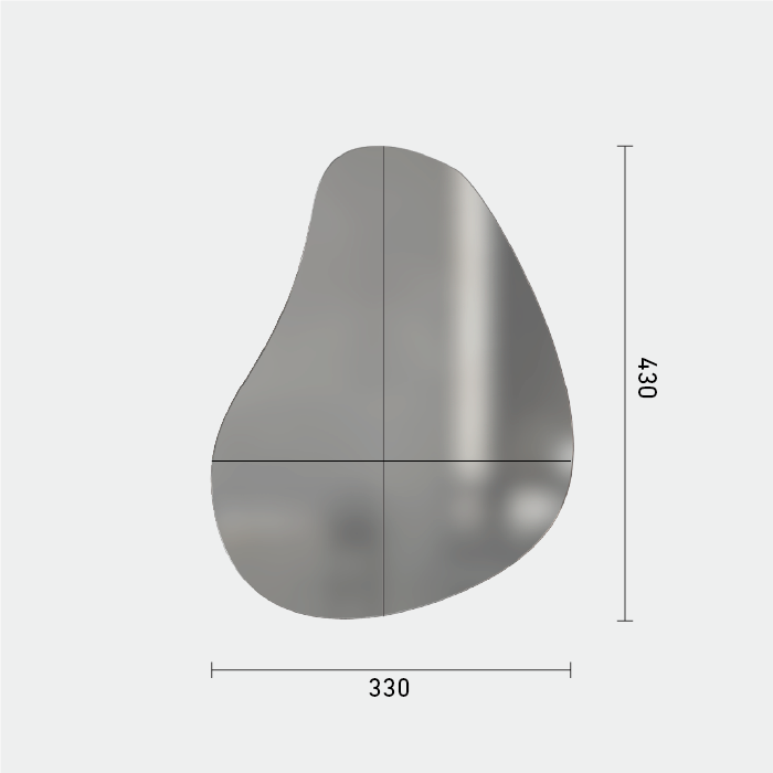 ウォールアートミラー17