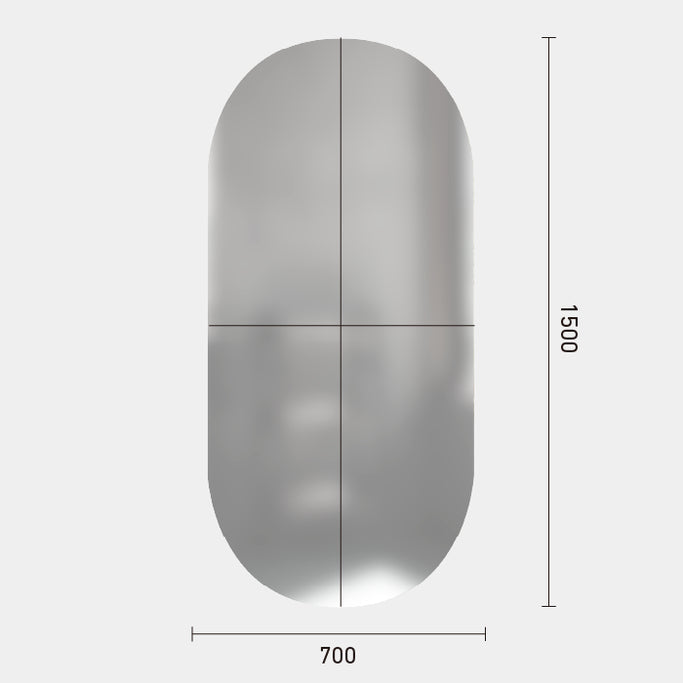 ウォールアートミラーMRO20のサイズ表