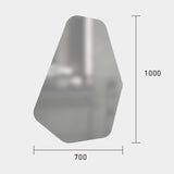 【MRO25】ウォールアートミラーのサイズ : 700x1000mm