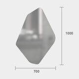【MRO26】ウォールアートミラーのサイズ : 700x1000mm