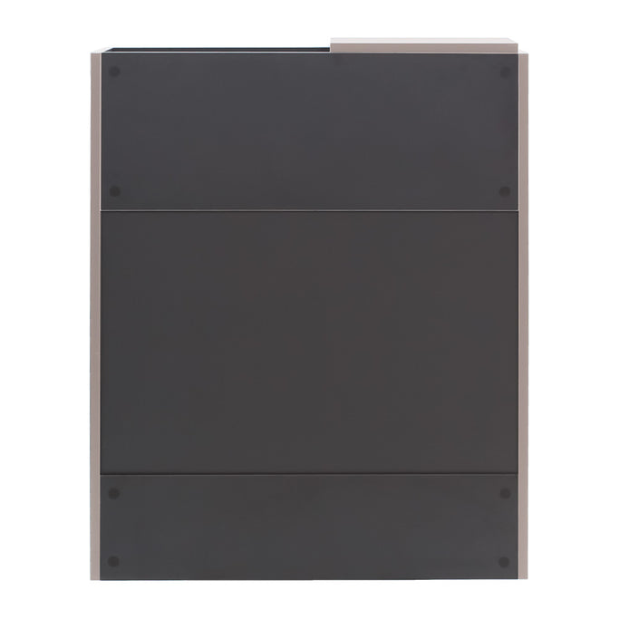 ベージュグレー色フラットシャンプーキャビネット【下台】