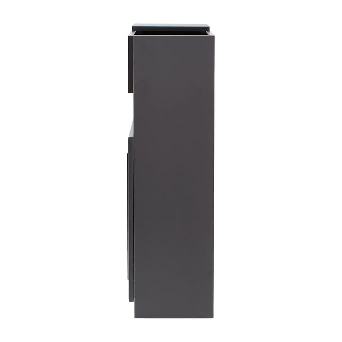 ダークグレー色フラットシャンプーキャビネット【下台】