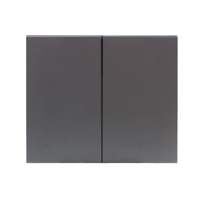 ダークグレー色フラットシャンプーキャビネット【上台】