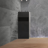 ブラック色シングル扉のシャンプーキャビネット【下台】